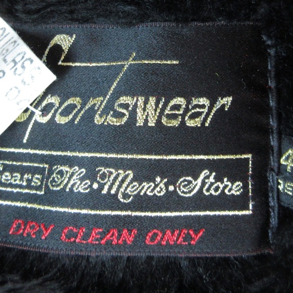 COPY - Vintage 1970's Men's Unisex Fall Winter Coat Jacket Plaid 42 Regular - Picture 5 of 6